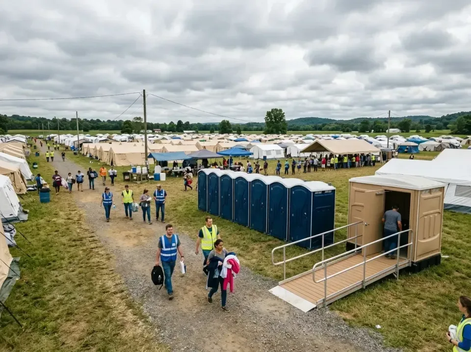disaster-relief-camp-restrooms-010 — frequently asked questions, Dumpster & Portable Bathrooms Rental in Bicknell, IN